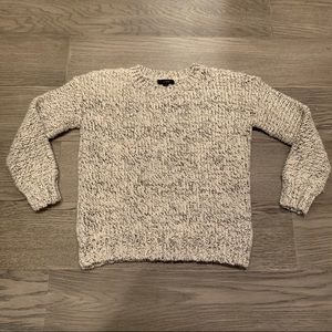 J Crew Grey Marled Alpaca Chunky Knit Sweater XS